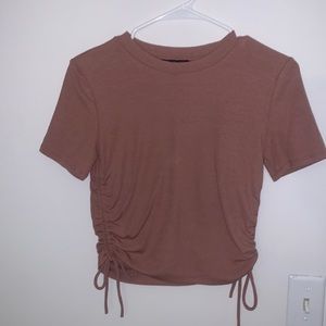 Zara Tie scrunch shirt